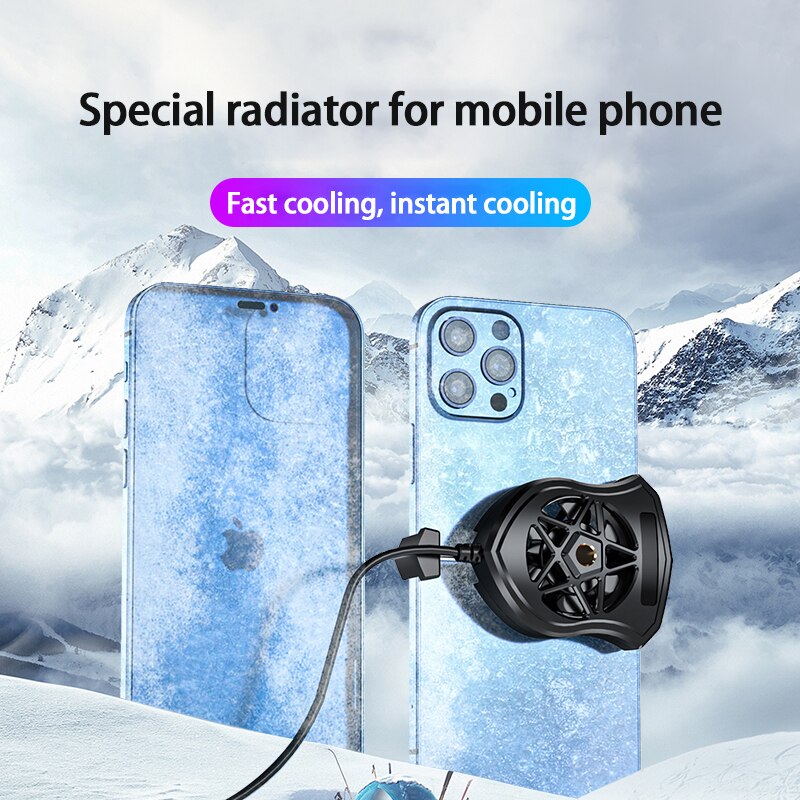 N2 Universele Mobiele Telefoon Radiator Usb Telefoon Game Koelventilator Artefact Mobiele Telefoon Cool Koellichaam Voor Iphone Samsung Xiaomi