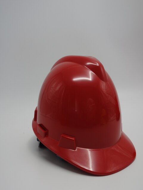 Engineering Hard Hat CE Safety Helmet Construction Helmet Branded: Red