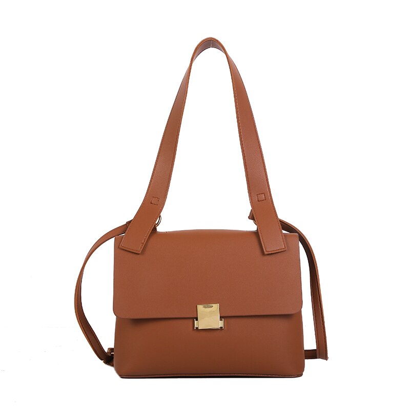 ATLI lässig retro Schulter Taschen für Frauen Weibliche Handtaschen Pu Leder Umhängetasche Große Kapazität lässig Tote: dunkel khaki