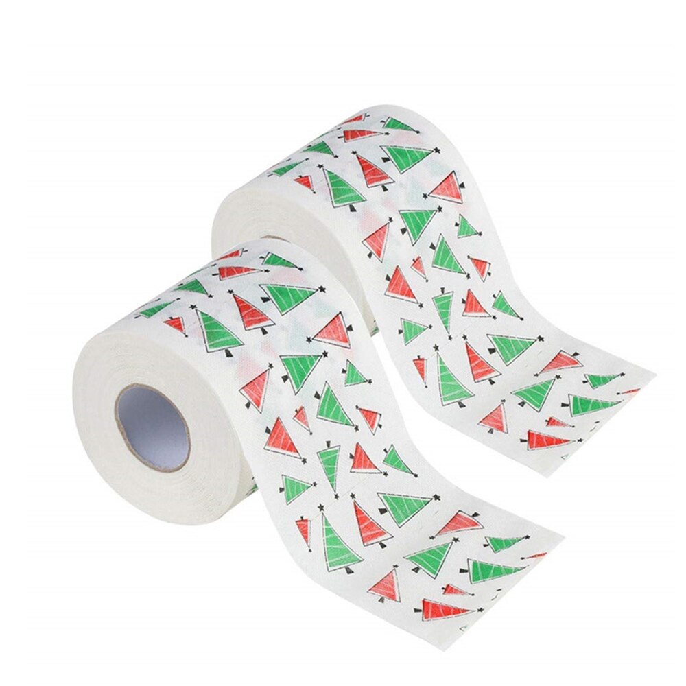 Year Santa Claus Christmas Toilet Paper Christmas Decorations for Home: B