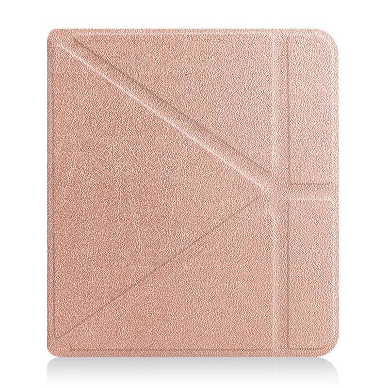 Funda con soporte Transform para Kobo Libra 2, cubierta suave a prueba de golpes, soporte para E-book de 7 pulgadas: Rose Gold