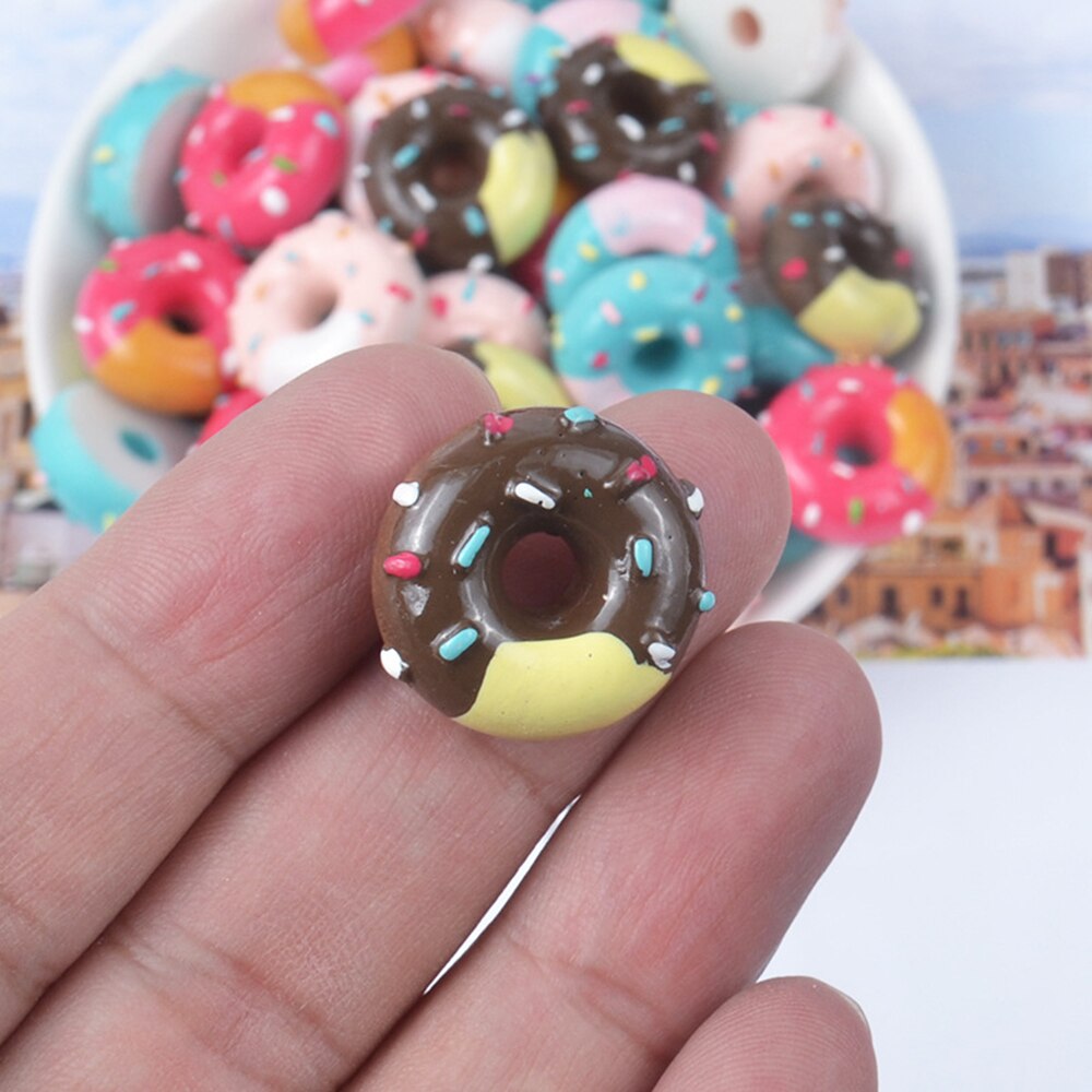 Donut Charms for Slime Addition DIY Toys Modeling Clay Supplies for Childern Slimes Accessories Polymer Filler Slime Decor Kit