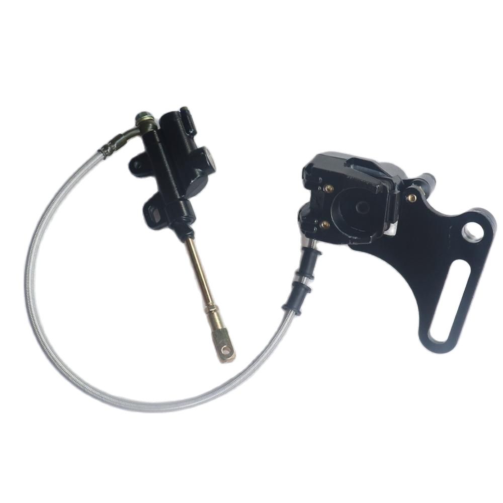 Motorcycle parts Rear Disc Brake System Caliper Pad For 125cc 140cc Pit Dirt Bike ATV Hydraulic Rear Brake Caliper