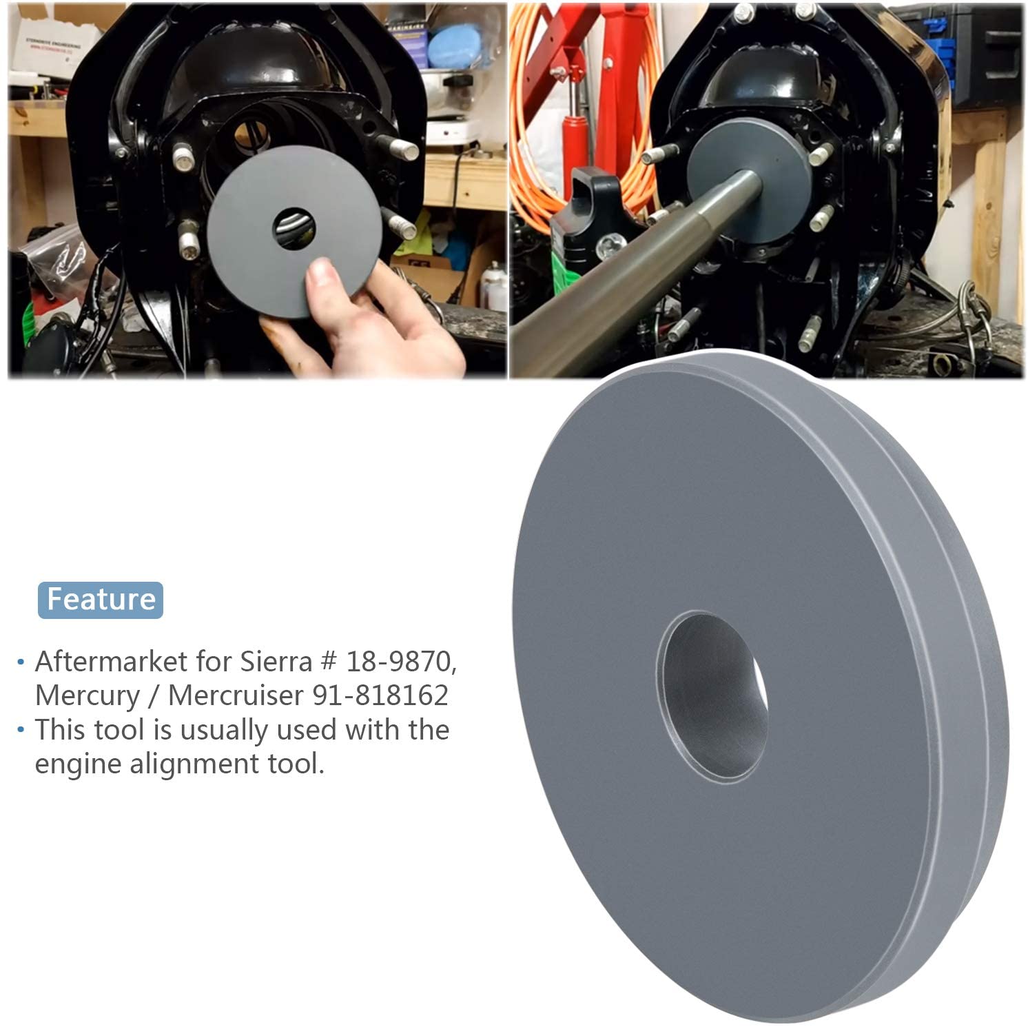 Bellow Retainer Ring Mouw Installatie Tool Past Voor Mercruiser Bravo, Alpha1, Gen 2, Vervangen Mercruiser