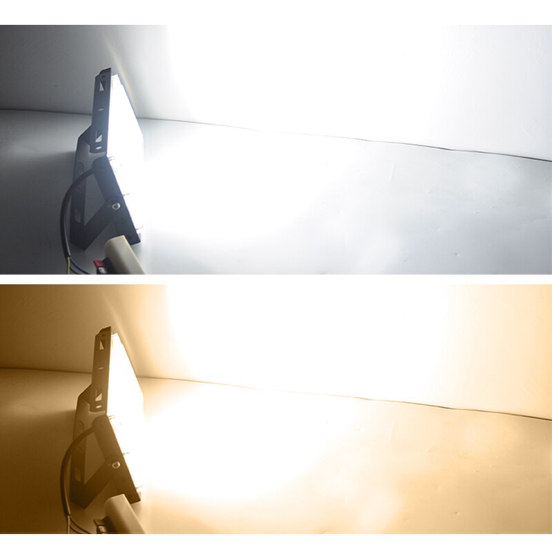 LED Flood Light 50W 3000k 6000k Floodlight street IP65 Waterproof Outdoor Wall Reflector Light AC220V 240V Garden Spotlight