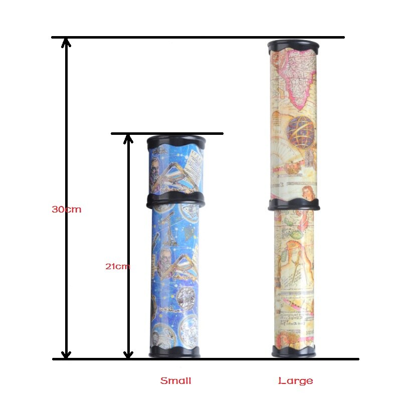 30cm Large Scalable Rotating Kaleidoscopes Extended Rotation Fancy Colored World Baby Toy Children Autism Kid ToyG0029