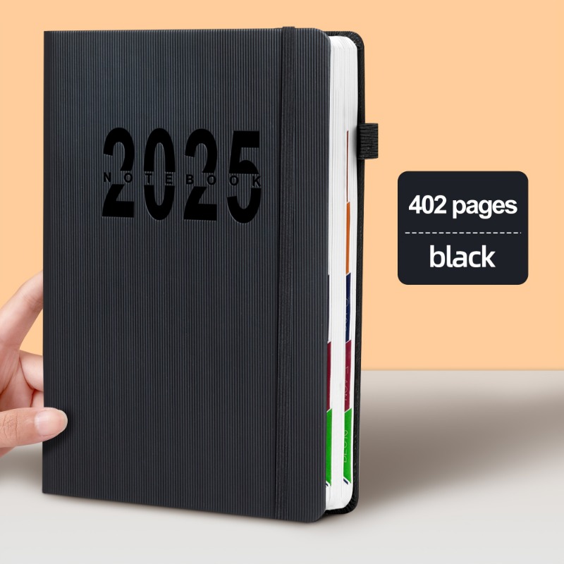 Notitieboekje uit 2025, persoonlijke organizer - zelfdisciplineblan, academisch notitieboekje, memo, reisvriendelijk notitieboekje