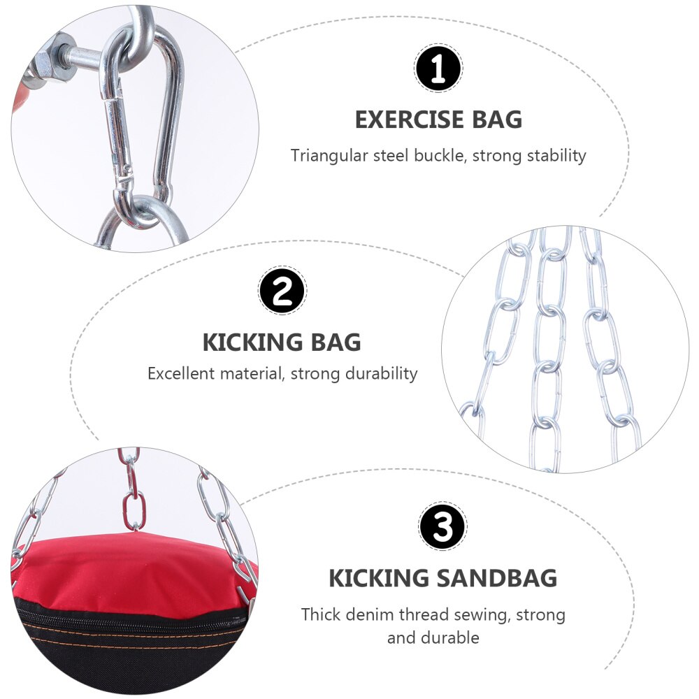 Empty Punching Bag Fitness Sandbag Training Weight Bags Workout Sandbag