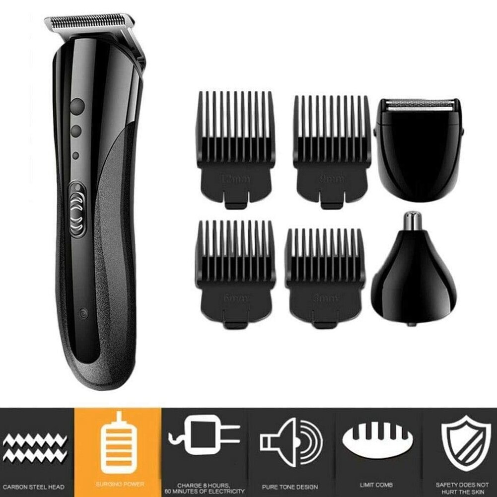 Newly 3-in-1 Electric Beard Shaver for Men Hair Clipper Set Nose Shaving Hair Trimmer CLA88