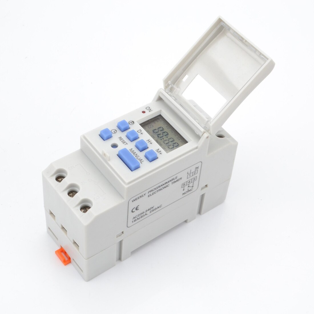7 Days Programmable Digital Timer Switch Relay Control 15A DC12V/ 24V AC110V/ 220V Electronic Weekly Good