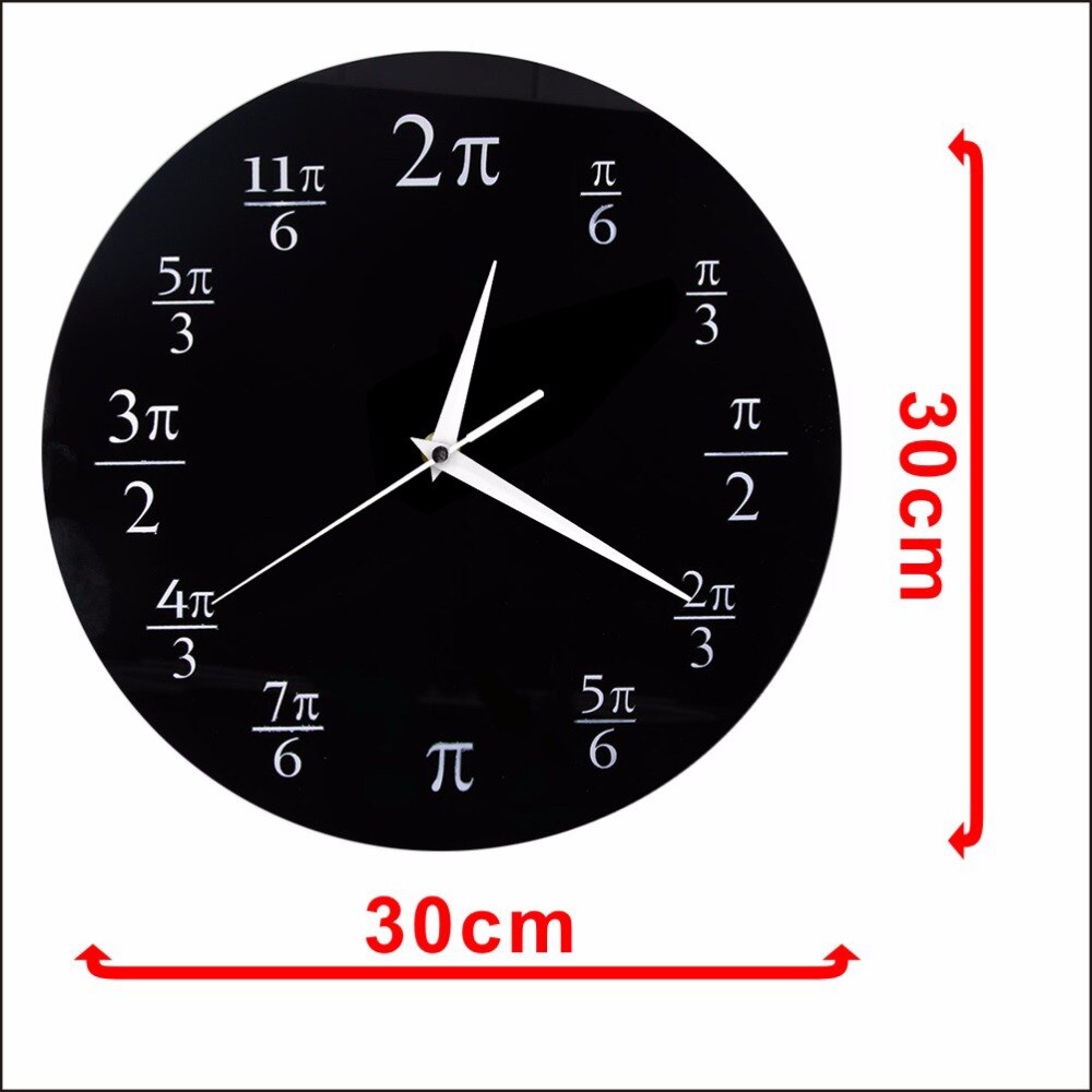 Horloge Pi Pop Quiz maths murale | Horloge mathématique, équitation mathématique, Geeky, maison, horloge Unique idée pour les amateurs de maths