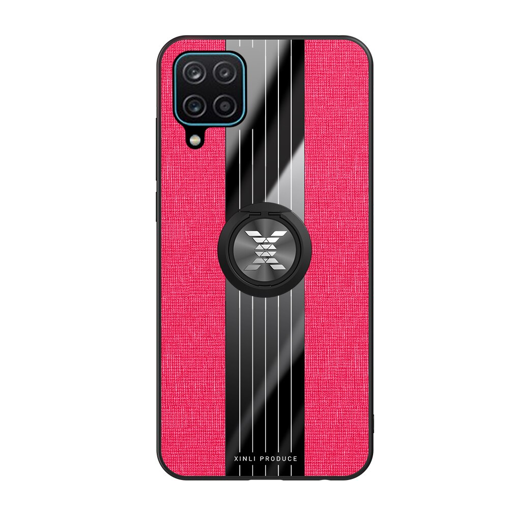 Funda de silicona híbrida + TPU para Samsung Galaxy A12, A12, A125F, A125: Red