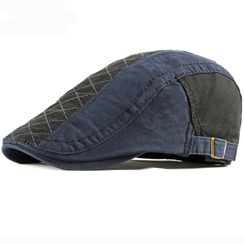 HT2412 100% Cotton Women Men Beret Cap Artist Painter Adjustable Newsboy Ivy Flat Cap Vintage Spring Summer Cap Hat Men Berets