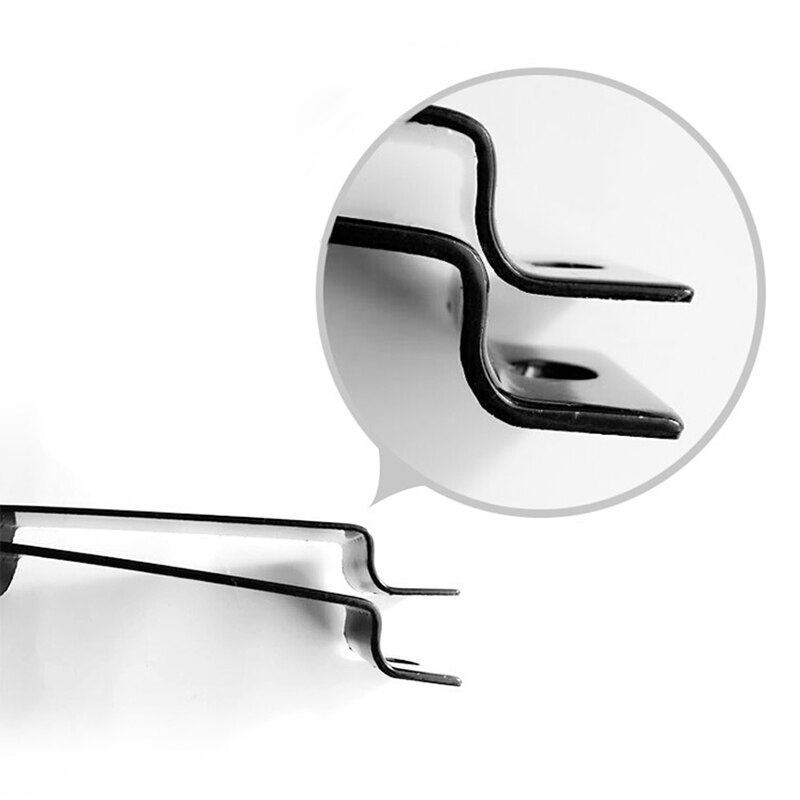 Balans auto scooter aluminiumlegering dikke standaard parkeerstandaard beugel met schroef zwarte balans auto accessoires voetsteun