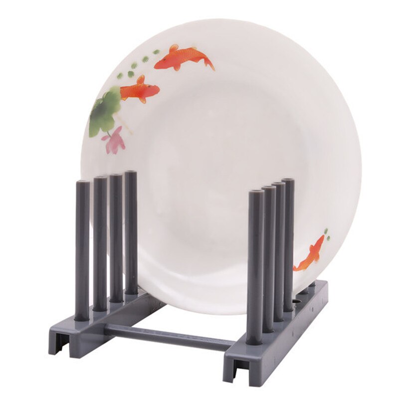 Keukengootsteen afdruiprek opbergorganizer afdruiprek houder afdruiprek keuken plastic bord bekers standaard display houder