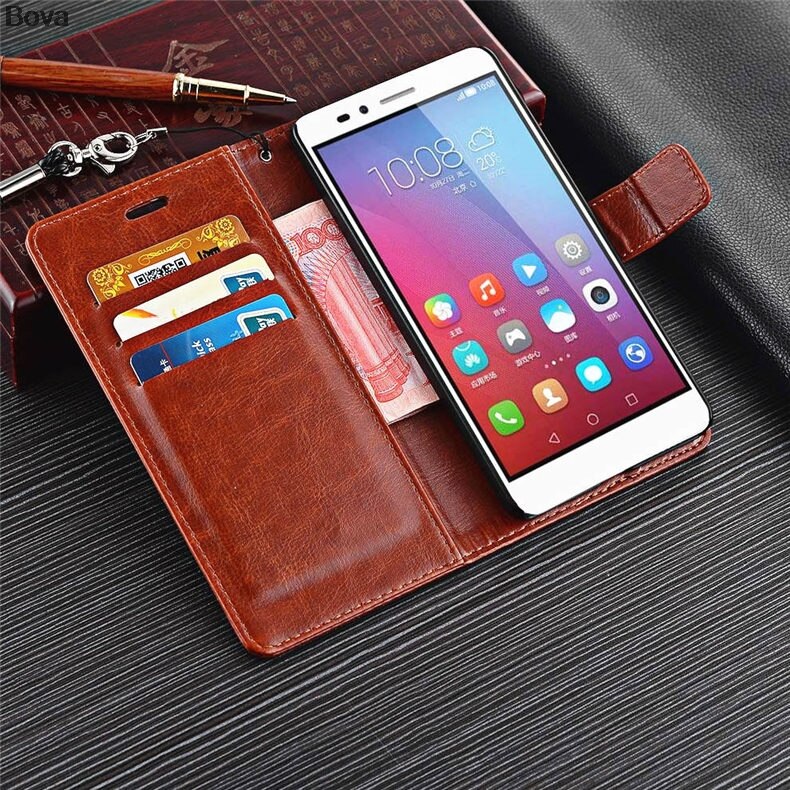 Fundas Huawei honor 5X card holder cover case for Huawei Honor 5X leather phone case ultra thin wallet flip cover