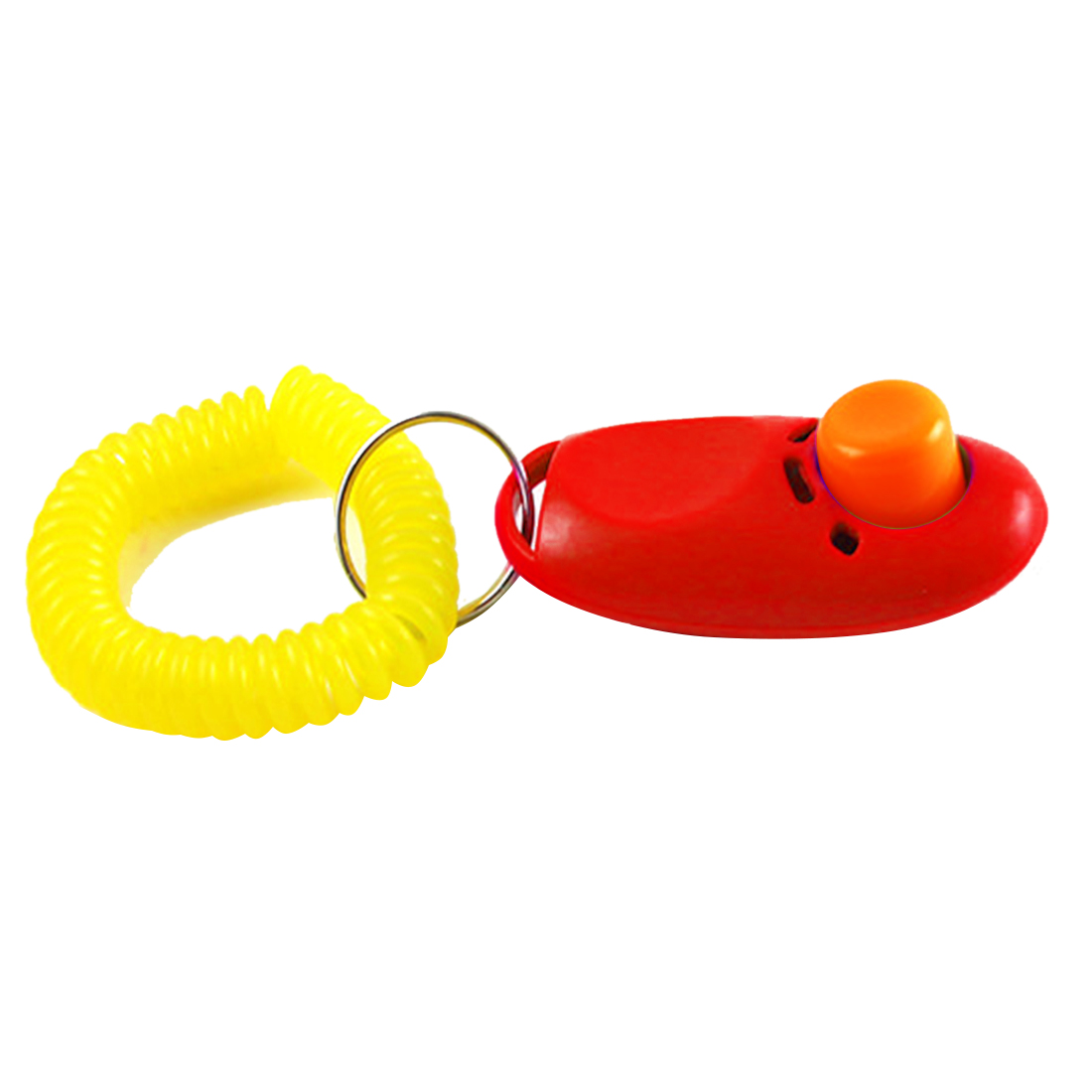 6 Colors Pet Dog Clicker Training Trainer Aid Wrist Dogs Clickers Stop Barking Pet Training Repeller Pet Products: red