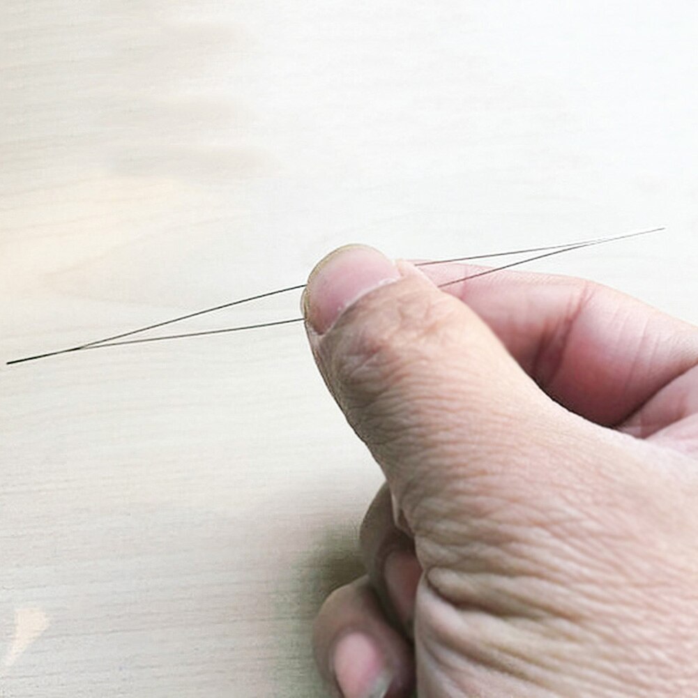 Aguja para cuentas abiertas, aguja para cuentas, manualidades con cuentas, aguja para cuentas, suministros de cuentas, alfileres hechos a mano, accesorios de joyería, herramientas, 5 uds.