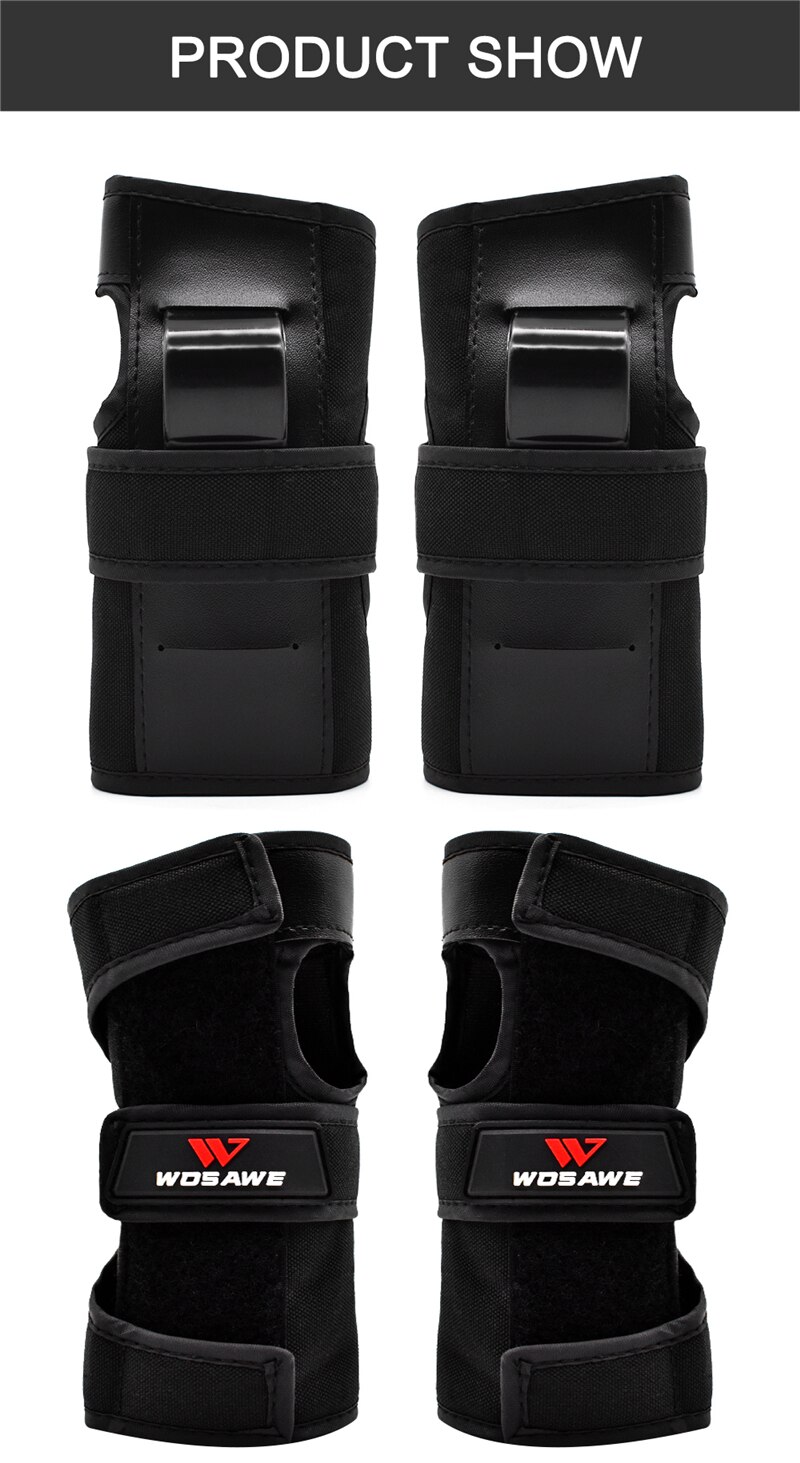 Wosawe Polssteun Handbescherming Skiën Schaatsen Roller Snowboarden Hand Guard Palm Bescherming Voor Vrouwen Jongen En Meisje