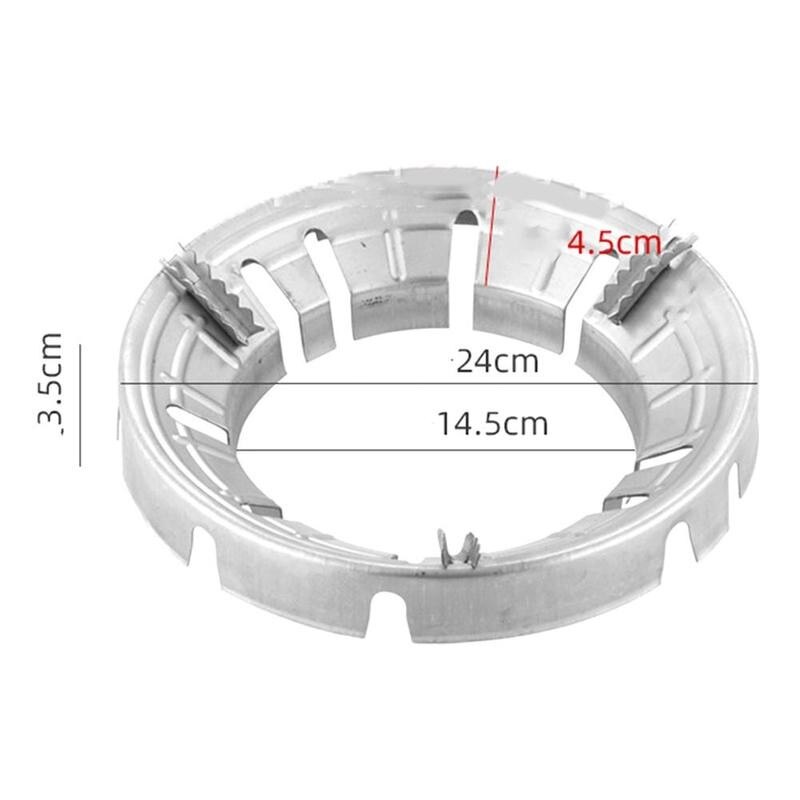 Soporte de anillo de ahorro de energía para hornillo de Gas duradero, reductor de estufa de calor, accesorio de escudo para cocina, L6X7, 1 ud.