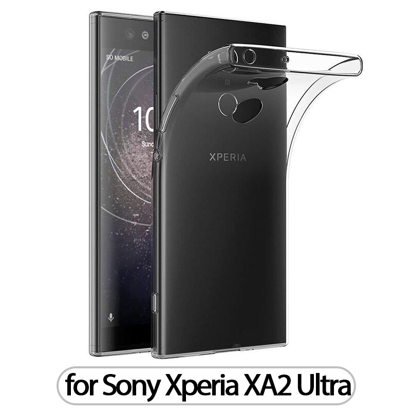 Case Voor Sony Xperia XA2 XA2 Plus Tpu Silicon Clear Gemonteerd Bumper Soft Case Voor Sony Xperia Xa 2 Ultra transparant Back Cover