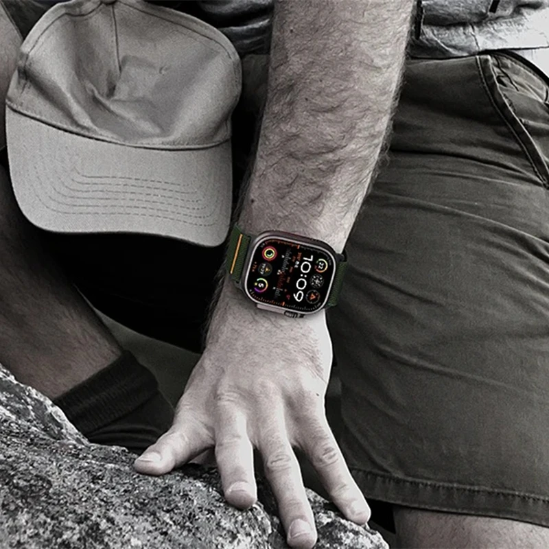 Bracelets de Parachute pour Apple Watch ultra 2, 49mm 46mm 42mm 44mm 45mm 40mm 41mm, Bracelet correa IWatch série 10 9 8 7 6 3 SE