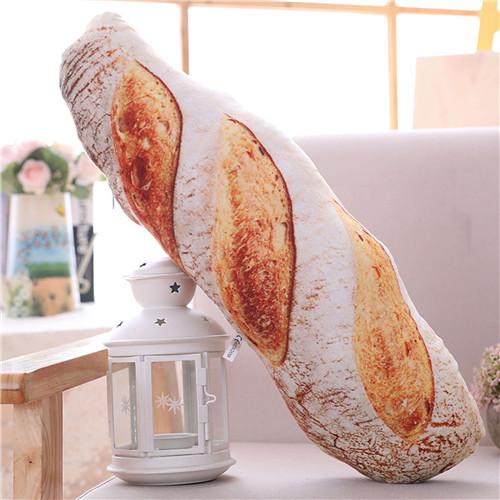 50 cm Simulatie Boter Brood Vlees Floss Sesam Kussens Levensechte Voedsel Pluche Croissant Donuts Snack Decoratie Rugleuning Kussen: 8