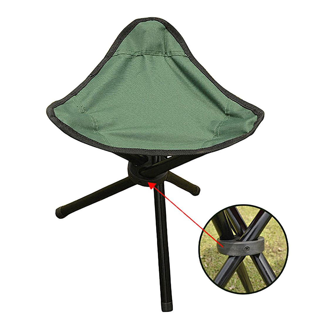 Traveling Camping Tripod Triangular Folding Stool Chair Foldable Fishing Chairs Portable Fishing Mate Fold chair