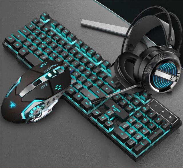 Glare keyboard And Mouse Set Wired Suspension Buttons Are Suitable For Gaming Office Desktop Notebooks: 02