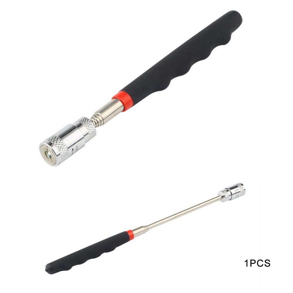 Telescopic Adjustable Magnetic Pick-Up Tools Magnetic Telescopic Magnet Grip Long Pen Telescopic Magnet Stick with LED Light