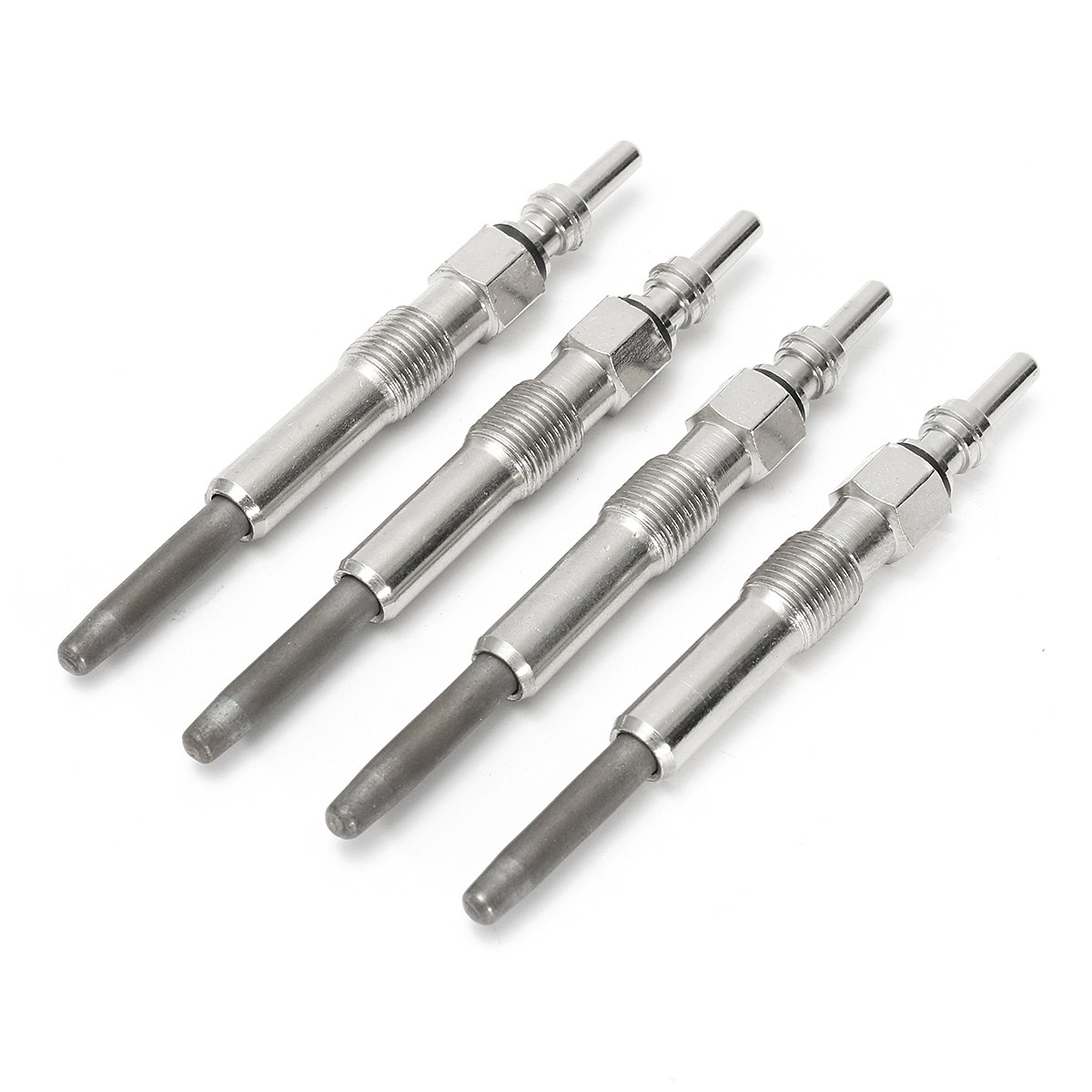 4 stk gløderør dual coil gløderør 1.9 tdi til vw golf jetta beetle 1997-2004 drx 00059 sliver metal