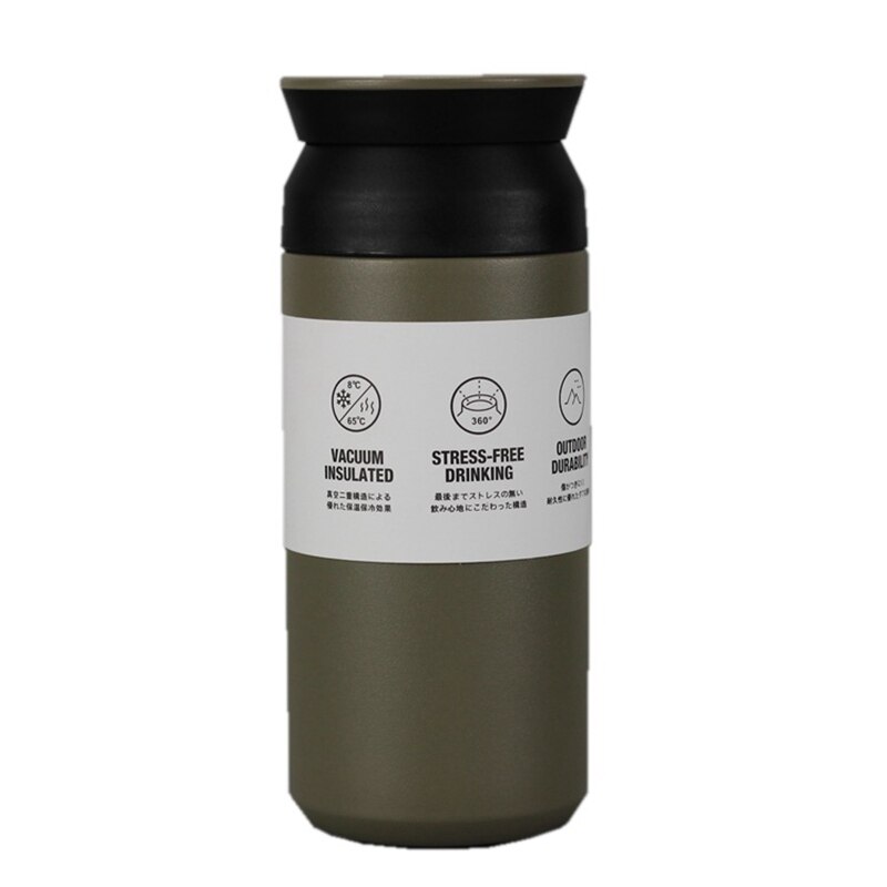 350ML Japanese Harajuku Double Wall Stainless Steel Thermoses Vacuum Flasks Thermal Insulation Cup
