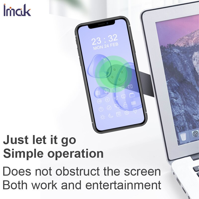 Imak Draagbare Dubbele Screen Interactie Notebook Expansie Beugel Voor Huawei Notebook Gebruik 3M Sterke Magnetische Vel