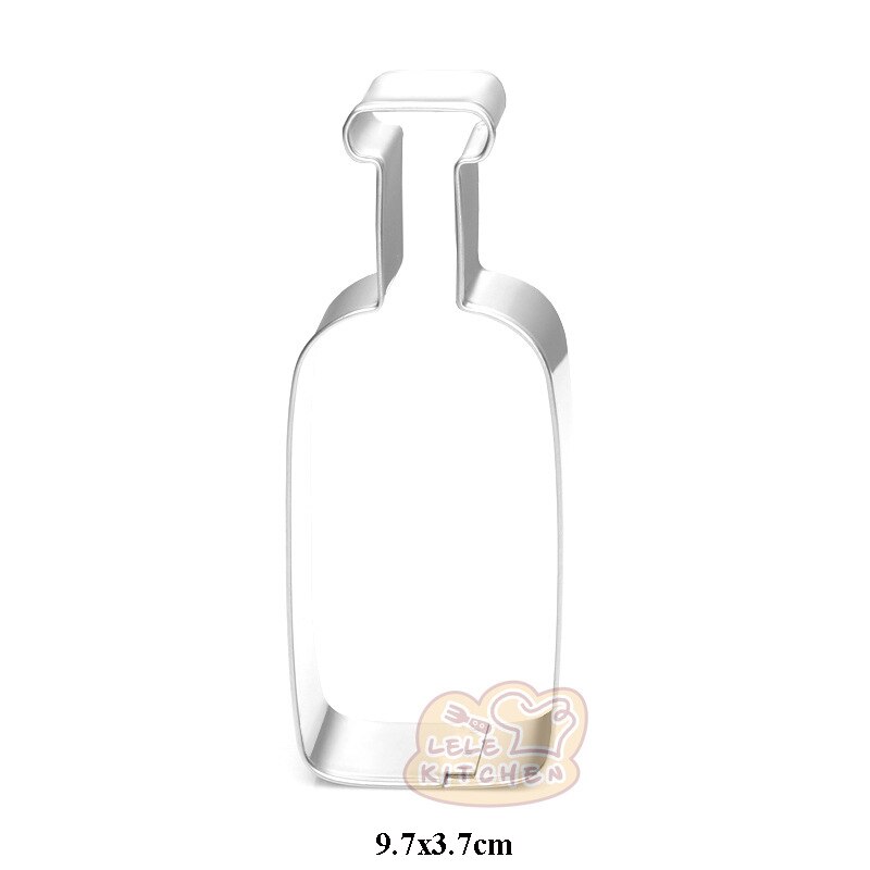 1 Uds boda hornear cóctel vino tinto de uvas cortadores de galletas Moldes de Metal caramelo galleta molde decoración de tarta fondant herramientas pastelería