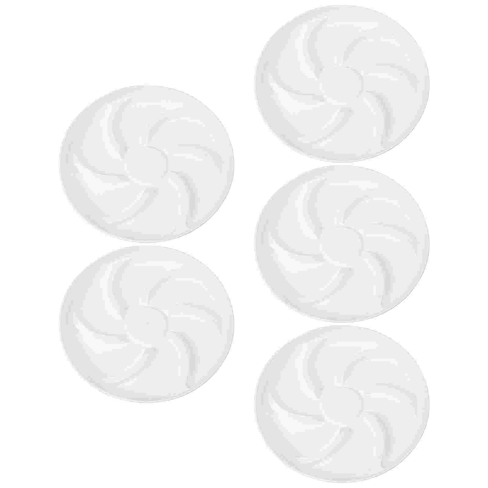 5pcs Large Plant Pot Base Resin Flowerpot Round Tray Succulent Pot Trays