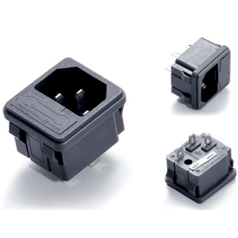 Met 10A zekering! Stopcontact 15A 250V ac 3 Terminal Stopcontact met Zekering Houder Connector