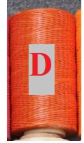 1Pcs 1.2Mm Leer Draad Platte Wax Lijnen Diy Handgemaakte Ambachtelijke Speciale Lijn Naaien Waxed Lederen Handwerk Tool Stiksels 18 Kleuren: D