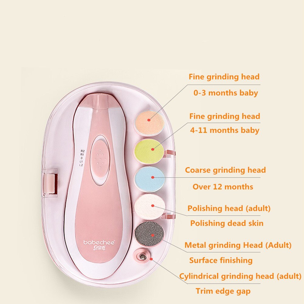 Elektrische Baby Nail Trimmer Kids Schaar Zuigeling Nail Care Safe Nagelknipper Cutter Voor Newbron Nail Trimmer Manicure