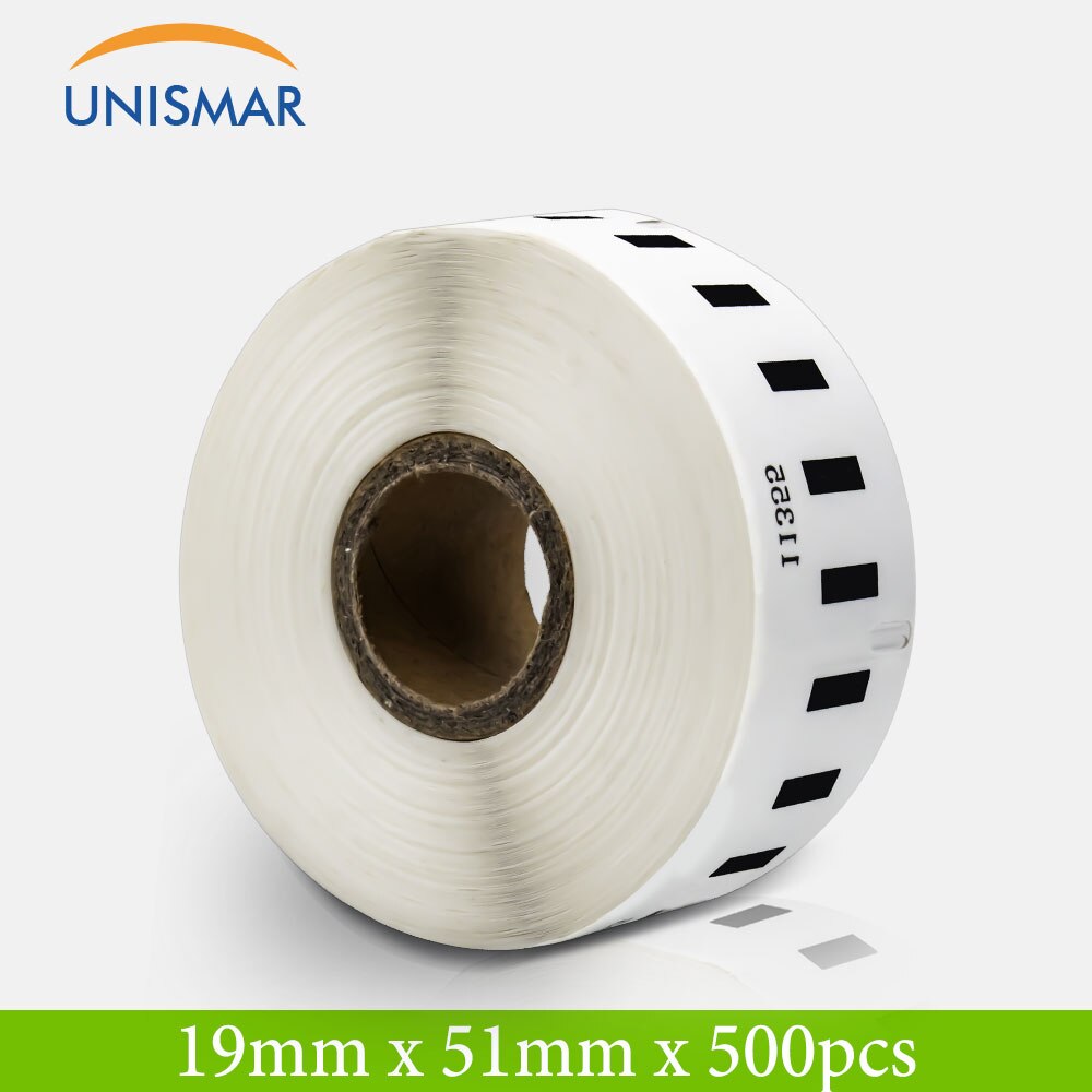 1 rodillos Dymo Compatible LW 11355 etiqueta 19mm * 51mm 500 etiquetas para LabelWriter 400 450 450Turbo impresora A11355 etiquetas multiusos