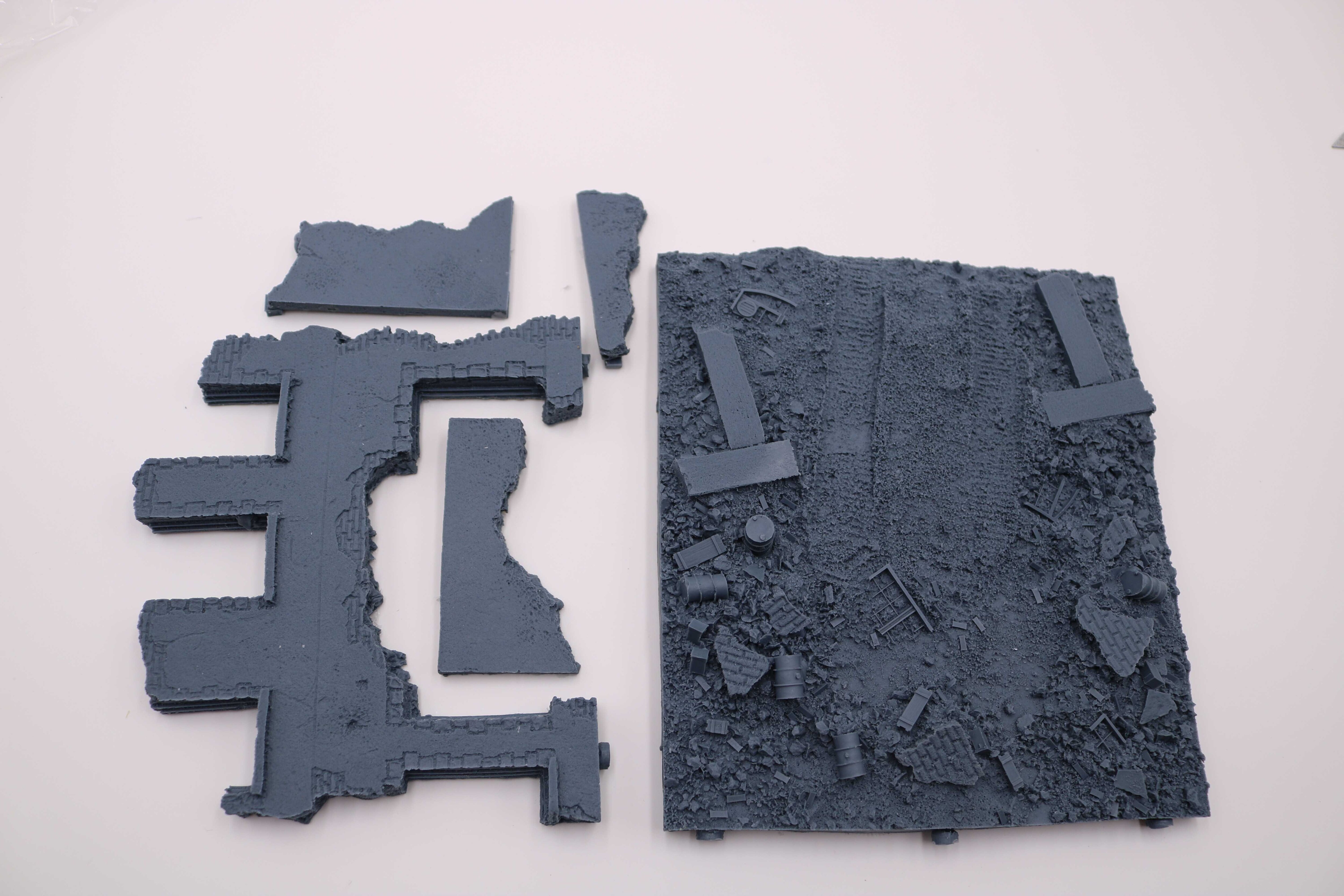 1/72 harz druckguss szene Layout requisiten grau modell auf-Webseite haus gebäude plattform freies D01