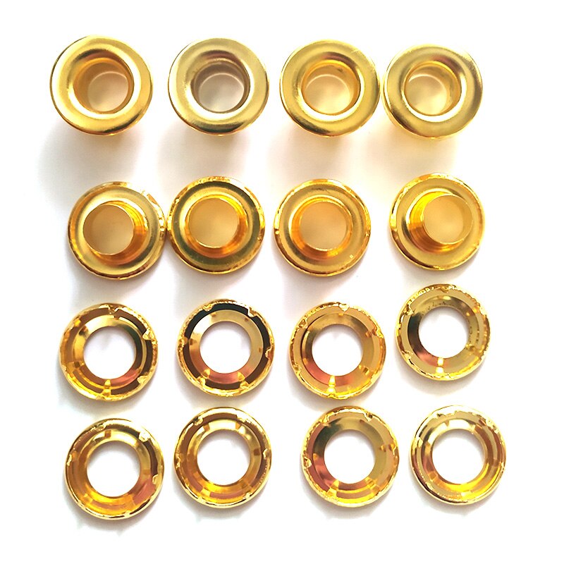 10sets Stainless Steel Car Truck Canvas Eyelet Button Rivets Rain Cloth Canopy Ring Rivets