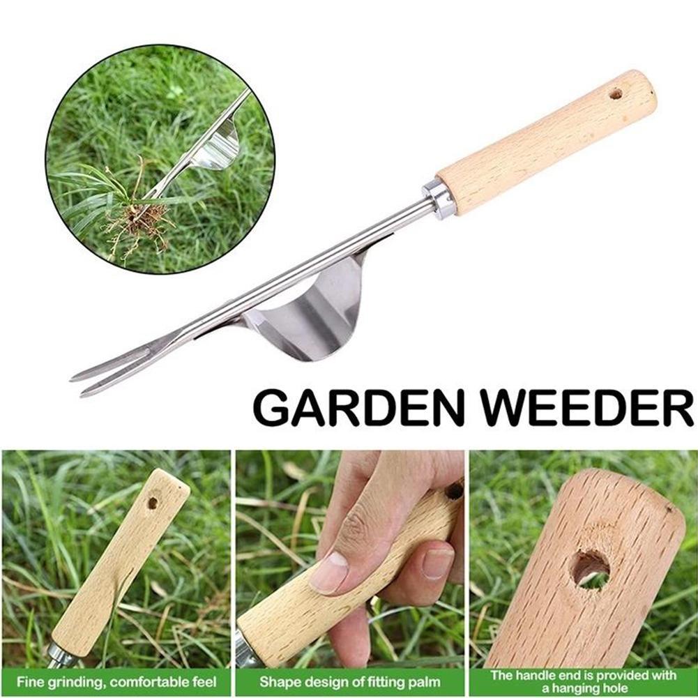 Manual Garden Weeder Cleaning Lawn Sturdy Digging Puller Hand Weeding Trimming Removal Grass Tool Transplant Accessories