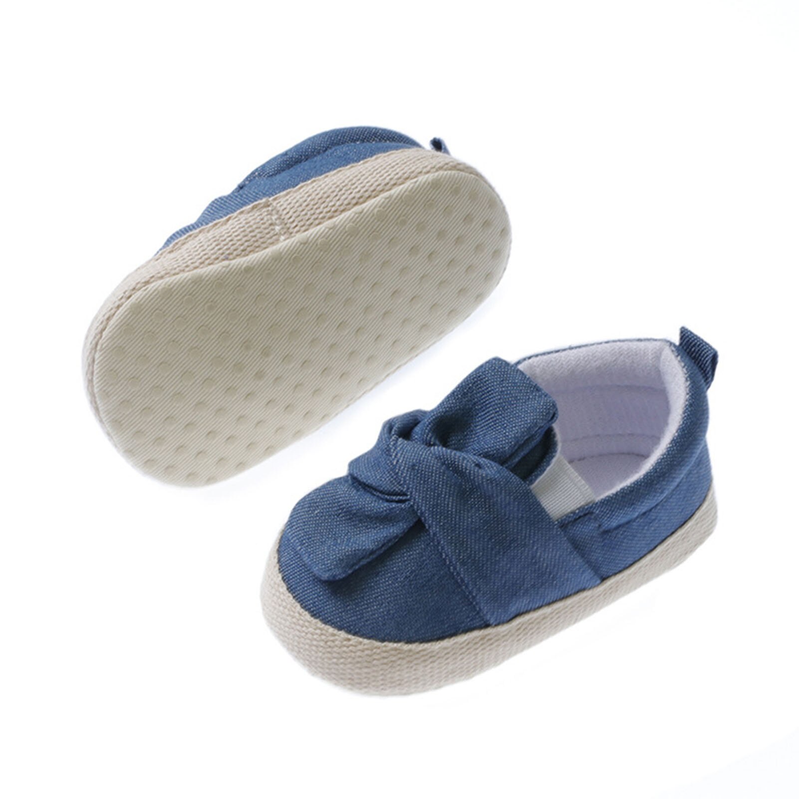 Babies Toddlers Bowknot Breathable Anti-slip Soft Sole Prewalker Flat Shoes