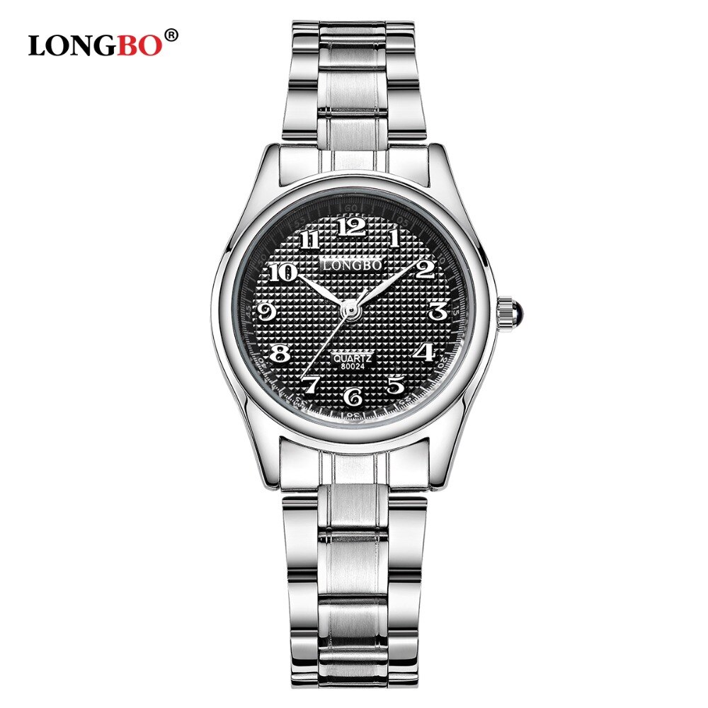 LONGBO Luxus Quarzuhr Casual Fashionsteel horloges mannen vrouwen paar horloge sport analoge horloge 80024 sinowatch winkel