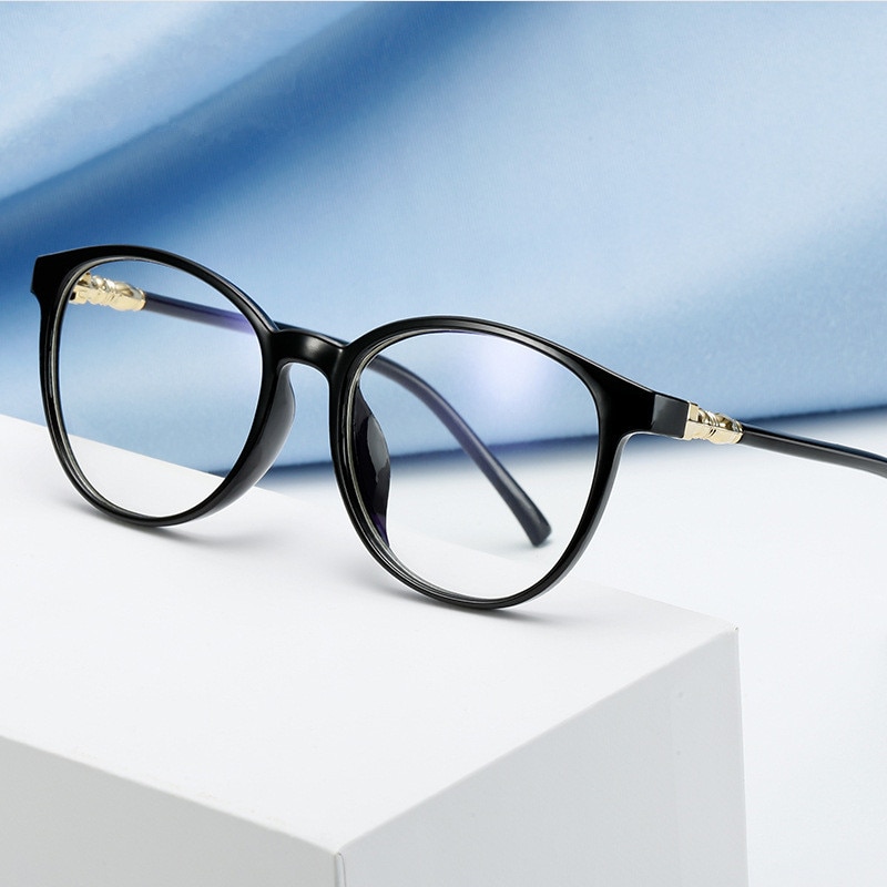 Oval Oversized Men Women Glasses Frame Transparent Optical Vintage Spectacle Round PC Retro Over Sized Myopic Frames