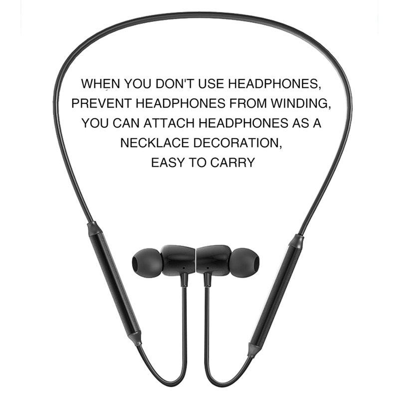 LYMOC Q5 Bluetooth Earphones Sport Wireless Headphone 48Hrs Talktime Neckband Stereo Headsets Running for iPhone Samsung Huawei