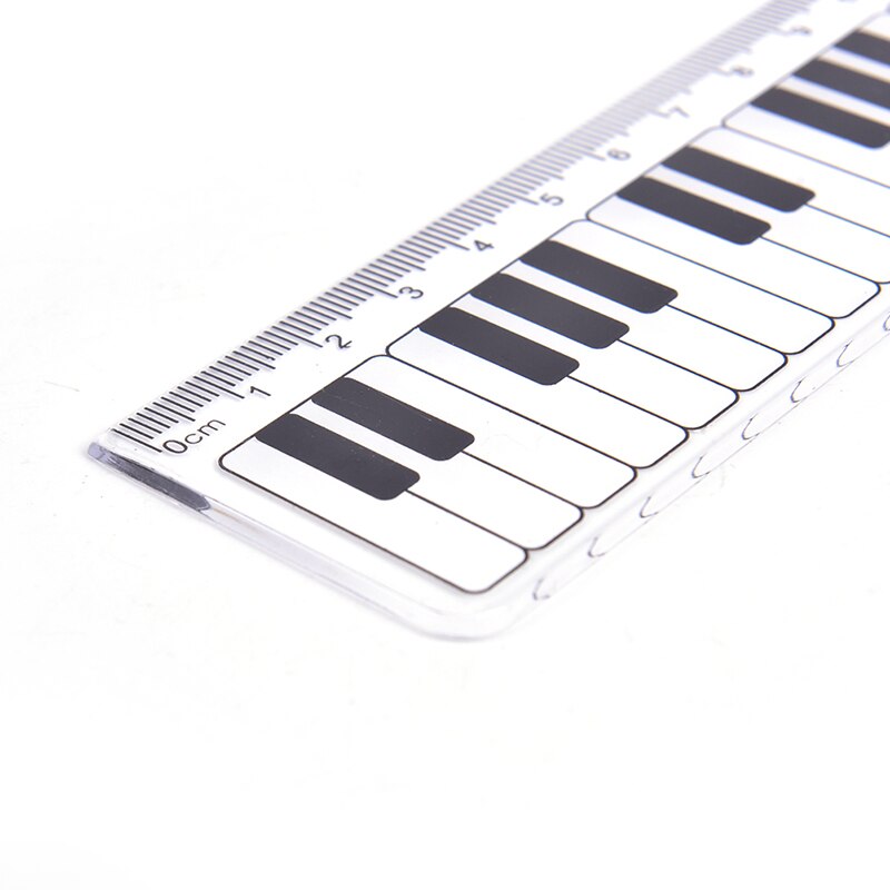 1pcs Music Ruler plastic Rulers Primary School Students Child Painting Measuring Scale Ruler