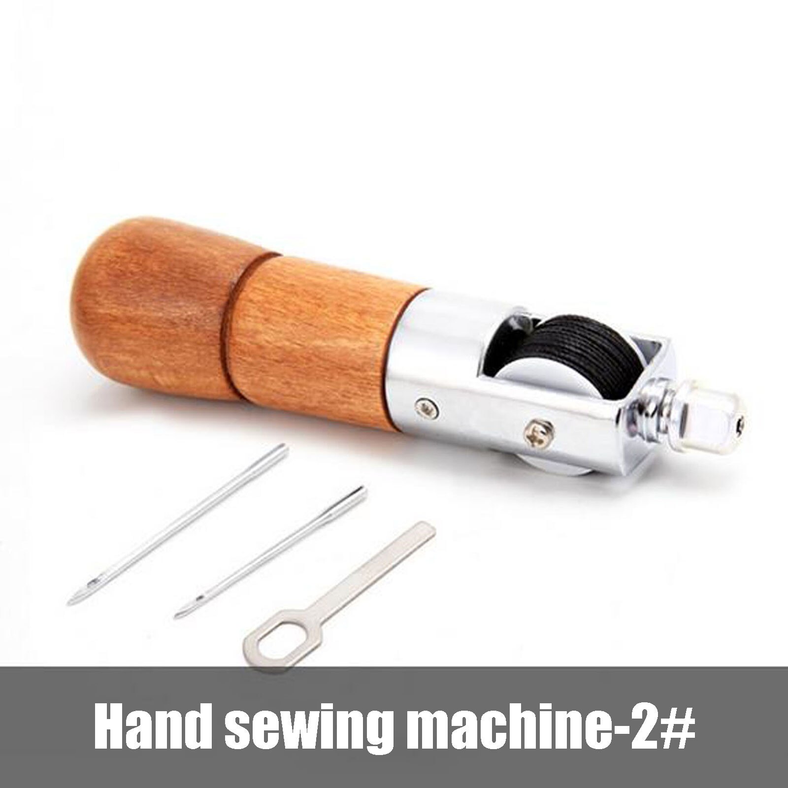 Máquina de coser a mano de cuero 40 #, máquina de coser de punto de cuero, agujas para tejer hilos, máquina de coser de punto