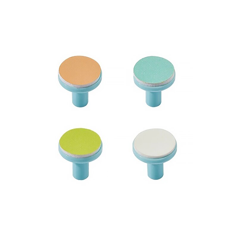 Coussinets de rechange pour coupe-ongles bébé 4 pièces têtes de meulage remplacement de vernis pour coupe-ongles électriques Standard