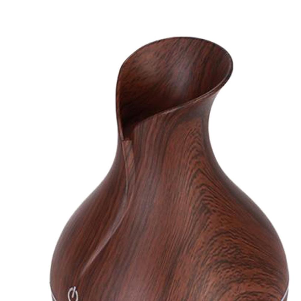 Colorful LED Light Electric Humidifier Aroma Oil Diffuser Ultrasonic Wood Grain Air Humidifier USB Mini Mist Maker for home